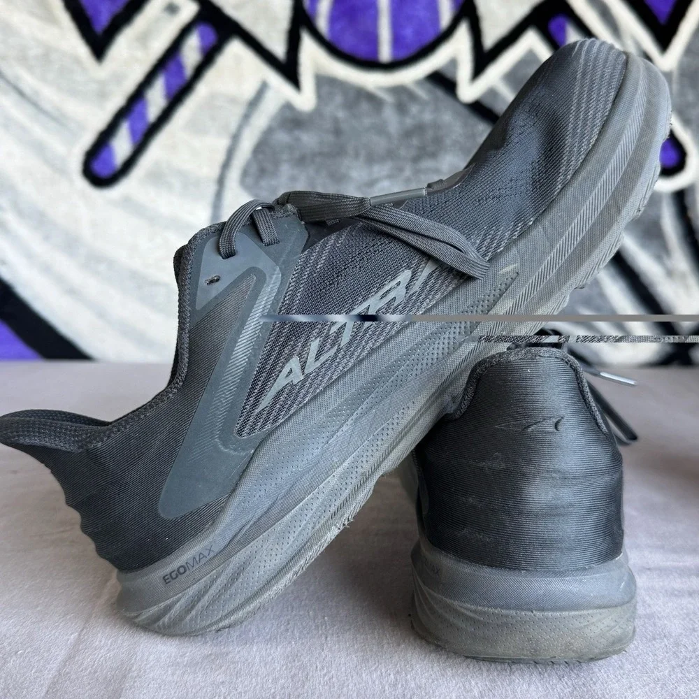 Size 11 - Altra Torin‎ 8 Running Shoes Black Gray Zero Drop Men's AL0A85QE000